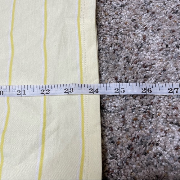 Everlane Organic Cotton Crewneck Tee in Yellow Stripe Small NWT - Picture 10 of 10